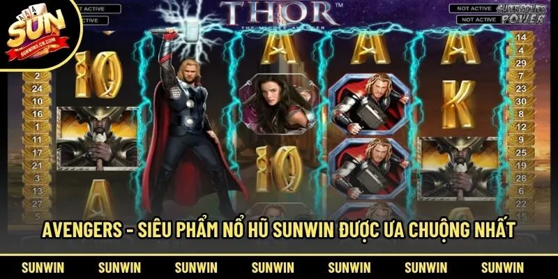 Avengers - Siêu phẩm nổ hũ Sunwin được ưa chuộng nhất
